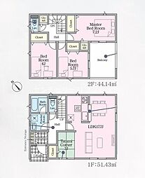 八王子市泉町新築一戸建て・全20区画　新築販売12棟　7号棟