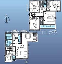 八王子市上野町　新築一戸建て・全3棟　2号棟