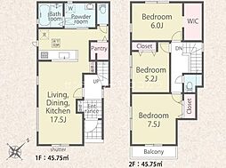 八王子市下恩方町　新築一戸建て・全3棟　2号棟