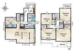 八王子市石川町　新築一戸建て・全16棟　6号棟