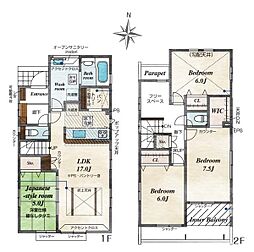 八王子市石川町　新築一戸建て・全16棟　8号棟