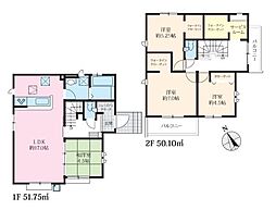 八王子市石川町　新築分譲住宅13棟　全21区画　2号棟