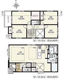 八王子市元本郷町新築一戸建て・全2棟 1号棟