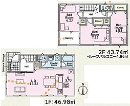 八王子市緑町 新築一戸建て・全11棟・3号棟