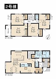 八王子市大船町　新築一戸建て　2号棟