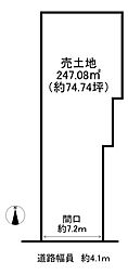 京都市上京区二本松町　古家付き売土地