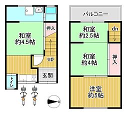 京都市右京区嵯峨天龍寺油掛町　中古テラスハウス