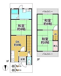 京都市左京区一乗寺大新開町 中古テラスハウス