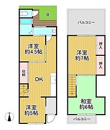 京都市左京区岡崎西天王町 中古テラスハウス