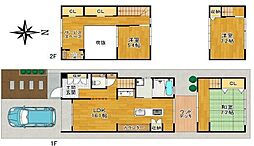 京都市北区紫竹上芝本町　中古戸建