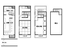 京都市右京区太秦桂木町　中古テラスハウス