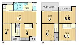 京都市右京区西京極堤下町　中古テラスハウス