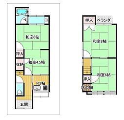 京都市右京区太秦蜂岡町　中古戸建