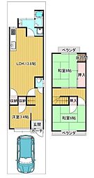 京都市左京区松ケ崎久土町　中古戸建