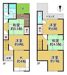 京都市上京区筋違橋町　中古戸建