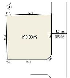 厚木市毛利台1丁目　売地　建築条件無し