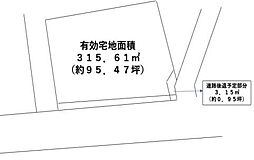 厚木市下荻野　売地　建築条件なし