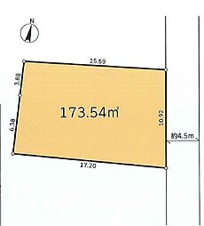 厚木市毛利台3丁目　売地　建築条件なし