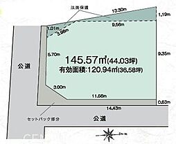 厚木市金田　売地　建築条件無し