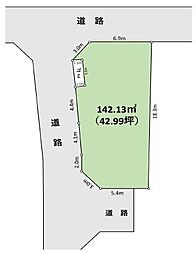 厚木市下川入　売地　建築条件なし