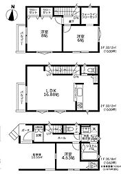厚木市妻田北3丁目6期　新築一戸建て