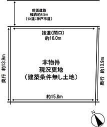 東大池3丁目　売土地（更地）