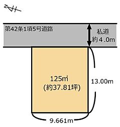 八街市八街　建築条件無し　売地　住宅用地