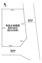 門真市岸和田3丁目　建築条件無し売土地