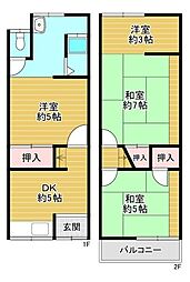 四条畷市南野4丁目　中古テラスハウス