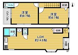 大阪市生野区桃谷4丁目　中古テラスハウス