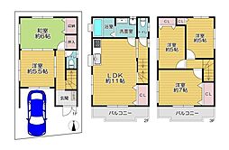 大阪市鶴見区鶴見1丁目　中古戸建