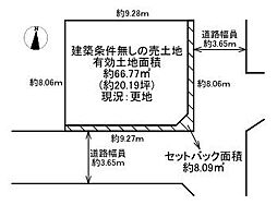 大阪市旭区大宮2丁目　建築条件無しの売土地