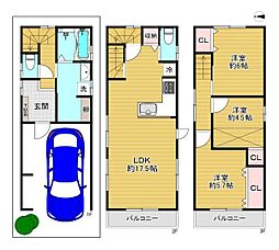 大阪市東成区東今里3丁目　中古戸建
