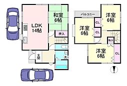 磯城郡田原本町大字鍵　中古戸建