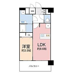 プレサンス京橋GREENYARDアルミラ 715