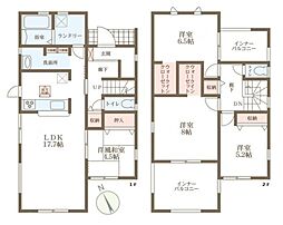 リーブルガーデン三輪 1号棟 ／新築一戸建