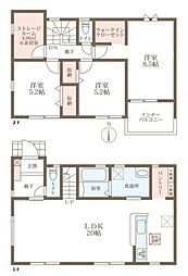 リーブルガーデン中筋出作 2号棟 ／新築一戸建