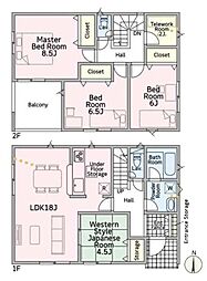 クレイドルガーデン百済 2号棟 ／新築一戸建
