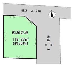 橿原市土橋町の土地