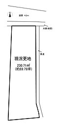 奈良市宝来4丁目　建築条件なし土地