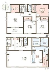 リーブルガーデン富堂町 2号棟 ／新築一戸建