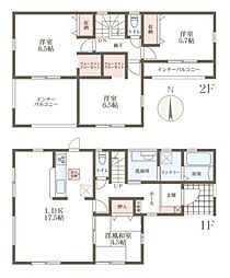リーブルガーデン粟殿 2号棟 ／新築一戸建