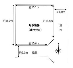 生駒郡斑鳩町服部2丁目 建築条件なし土地