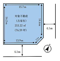 北葛城郡上牧町米山台2丁目の土地