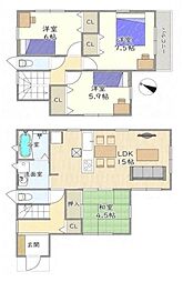 生駒郡斑鳩町目安4丁目 ／一戸建