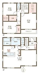 リーブルガーデン二階堂上ノ庄町 3号棟 ／新築一戸建