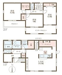 リーブルガーデン粟殿 1号棟 ／新築一戸建