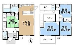 北葛城郡広陵町大字三吉の一戸建て