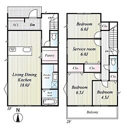 奈良市大安寺3丁目 1号棟 ／新築一戸建