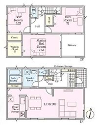 クレイドルガーデン龍田 1号棟 ／新築一戸建